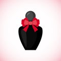 Perfume icon in flat style.