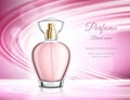 Perfume Product Realistic Advertisement Poster