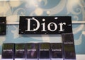 Perfume Sauage perfume brand Dior, owned by French corporation Christian Dior in perfume store on January 15, 2020 at Russia,