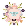 Perfume Shop Frame Background