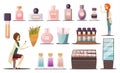Perfume Shop Icon Set