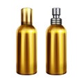 Perfume spray metallic bottle vector illustration Royalty Free Stock Photo