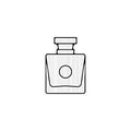 perfume thin line icon. perfume Hand Drawn thin line icon