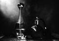 Perfumes in black and white Royalty Free Stock Photo