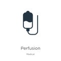 Perfusion icon vector. Trendy flat perfusion icon from medical collection isolated on white background. Vector illustration can be Royalty Free Stock Photo