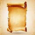 Pergamena ancient scroll Royalty Free Stock Photo