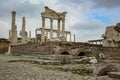 Pergamon Acient City Acropolis Historical Castle Column