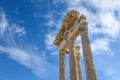 Pergamon Ancient City Ruins in Bergama, Turkey Royalty Free Stock Photo