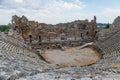 Perge ancient city archaeological site in Antalya, Turkey. Royalty Free Stock Photo
