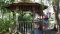 Pergola at Country Village Bothell Garden WA Royalty Free Stock Photo