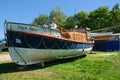 Lifeboat. RNLI Amelia Waiting restoration