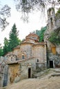 Peribleptos Monastery, at the byzantine fortress of Mystras Royalty Free Stock Photo