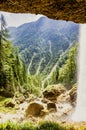 The Pericnik slap or Pericnik Fall is located in Triglav National Park, Slovenia. It is a big waterfall that falls from the cascad