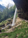 Pericnik waterfall, Slovenia. Pericnik waterfall in Logar valley in Slovenia Royalty Free Stock Photo