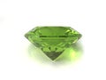 Peridot or chysolite gemstone Royalty Free Stock Photo
