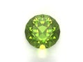 Peridot or chysolite gemstone