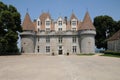 Perigord, the picturesque castle of Monbazillac in Dordogne