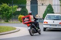 Perigueux, Dordogne, France June 032023 : Zipping Through the City: Scooters on the Road