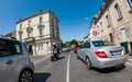 Perigueux, Dordogne, France May 31 2023 : Navigating City Life: An Examination of Transport Systems and Traffic Circulation