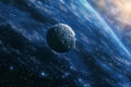 Perilous Asteroid earth collision. Generate Ai