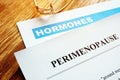 Perimenopause and menopause concept. Royalty Free Stock Photo