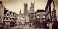 Period Style Image of Lincoln Cathedral