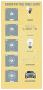 Periodic Table of element group VIII The noble gases