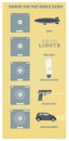 Periodic Table of element group VIII The noble gases