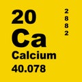Periodic Table of Elements: Calcium