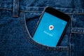 Periscope is live video streaming app for iOS and Android Royalty Free Stock Photo