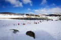 Perisher Valley Ski Resort Royalty Free Stock Photo