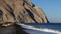 Perissa beach , Santorini , Greece