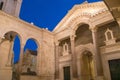 Peristyle of Diocletian`s Palace at sunrise Split, Croatia