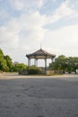 Peristyle on spianada square on Corfu