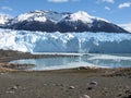 Perito moreno glacier from coast Royalty Free Stock Photo