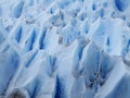 Perito Moreno Glacier Detail from the Air, Calafate Argentina Royalty Free Stock Photo