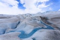 Perito Moreno glacier ice formations detail view Royalty Free Stock Photo