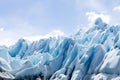 Perito Moreno glacier ice formations detail view Royalty Free Stock Photo