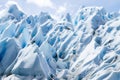 Perito Moreno glacier ice formations detail view Royalty Free Stock Photo