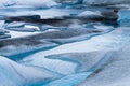 Perito Moreno glacier ice formations detail view Royalty Free Stock Photo