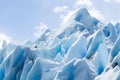 Perito Moreno glacier ice formations detail view Royalty Free Stock Photo