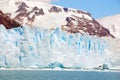 The Perito Moreno Glacier is a glacier located in the Los Glaciares National Park Royalty Free Stock Photo