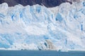 The Perito Moreno Glacier is a glacier located in the Los Glaciares National Park Royalty Free Stock Photo