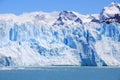 The Perito Moreno Glacier is a glacier located in the Los Glaciares National Park Royalty Free Stock Photo