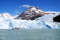 The Perito Moreno Glacier is a glacier located in the Los Glaciares National Park Royalty Free Stock Photo