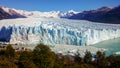 Perito Moreno Glacier near El Calafate in the Patagonia region of Argentina. Royalty Free Stock Photo