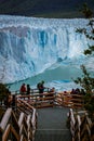 Perito Moreno Glacier in Patagonia Argentina, seen from the walkways