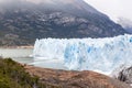 The Perito Moreno Glacier view. It is is a glacier located in the Los Glaciares National Park in Patagonia, Argentina Royalty Free Stock Photo