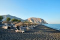 Perivolos Beach, Santorini, Greece Royalty Free Stock Photo