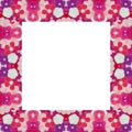 Periwinkle frame Royalty Free Stock Photo